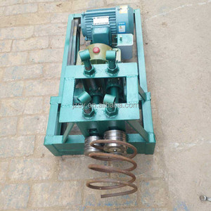 Petite bobineuse de fil d'acier à moteur manuel/Machine à cintrer les barres d'acier électrique/Machine à rouler la presse de fer plat - Product Image 4