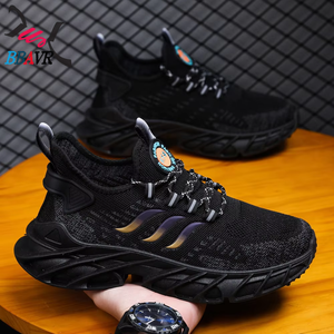 Chaussures de course décontractées légères pour hommes, respirantes, à semelle souple et antidérapante, pour usage quotidien, printemps-automne, en maille – Vente en gros - Product Image 4