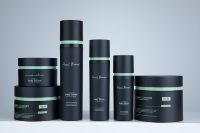 Pot en PP MONO AINA 50g 100g 200g pour crème visage, sérum, emballage avec bouchon à vis, impression sérigraphique personnalisée