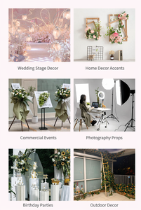 Composizione Floreale Artificiale Bianca MSH per Decorazione di Centri Commerciali - Product Image 2