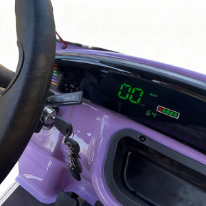 Voiturette de golf électrique 4 roues HLD à prix d'usine avec <span class=keywords><strong>pare</strong></span>-<span class=keywords><strong>brise</strong></span> avant et porte-bagages de toit, Quadricycle électrique pour navette de station balnéaire - Product Image 5