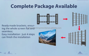 High Definition P1.86 640 X480mm Innen werbe bildschirm Digital anzeigen Church Led Video Wall Led Screen Display - Product Image 4