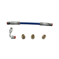 Kit de Herramientas Instalado para Pruebas de Riel Común de Alta Presión de 4000 bar, Manómetro de Presión de Pistón de Bomba Diesel de 0-400Mpa