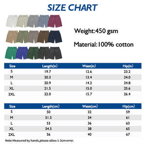 Joggers décontractés lourds Premium 450g Pantalon de sport à cordon lavé - Product Image 4