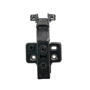 Porte de placard en verre à cadre en acier étroit, contemporaine, pour cuisine et bureau à domicile, avec fermeture douce et charnière en acier 3D, pour usage hospitalier - Product Image 1