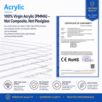 Étui de présentation en acrylique pour Boîte d'Entraînement Élite (ETB) 30ème Anniversaire avec couvercle magnétique, protection UV, pour PTCG ETB, bords polis