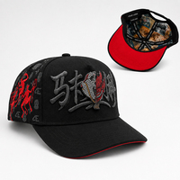 Sombreros casuales de mujer con bordado personalizado, diseño de 5 paneles en forma de A, logotipo impreso, visera curva y detalles de encaje, para pedidos al por mayor.