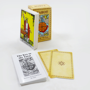 De alta calidad de plata personalizado bordes <span class=keywords><strong>tarot</strong></span> cubierta de impresión de tarjetas de oracle con libro de instrucciones - Product Image 1