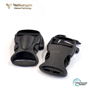 Black Plastic <b>Adjustable</b> Buckle for <b>Strap</b> User-Friendly Design - Product Image 2