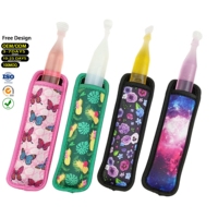 Support isotherme portable classique personnalisé en néoprène, entièrement imprimé par sublimation, coloré, promotionnel, pour bâtonnets glacés