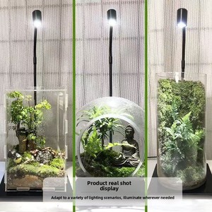 Lámpara <span class=keywords><strong>LED</strong></span> USB para <span class=keywords><strong>Acuario</strong></span> de Escritorio, Micro Vista, para Plantas Acuáticas, Plantas Verdes y Suculentas, Plástico Duradero, Ahorro de Energía - Product Image 4