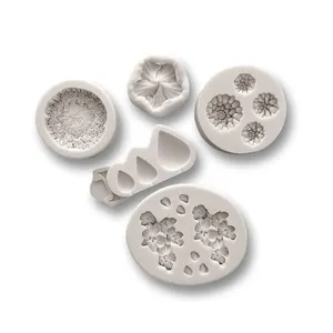 Early Riser Small Flower Chocolate Silicone Mold Fondant Cake Molds Ice Cube Candy Pastry Mould Biscuits Baking Cake Decoration