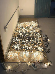 Nguồn Điện AC Năng Lượng Mặt Trời <span class=keywords><strong>5M</strong></span> 10M 15M Đèn Thương Mại Ngoài Trời Không Thấm Nước Chuỗi Đèn <span class=keywords><strong>Led</strong></span> Trang Trí Đèn <span class=keywords><strong>Led</strong></span> Chuỗi Cầu - Product Image 3