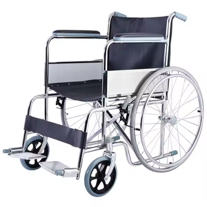 Silla de Ruedas Manual Plegable, Ligera y Portátil para Personas Mayores, Discapacitados, Pacientes, Cuidado <span class=keywords><strong>en</strong></span> el Hogar y <span class=keywords><strong>Hospital</strong></span> - Product Image 5