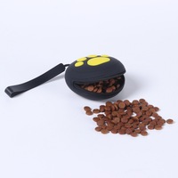 Mini porte-monnaie en silicone souple Fresh Seal pour aliments humides individuels et rangement de repas de voyage