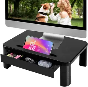 computer Monitor Stand Riser with drawer