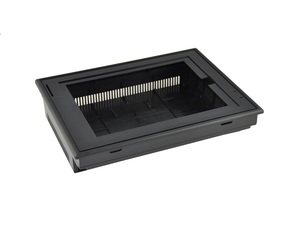 ABS <b>Plastic</b> Electronics & Instrument <b>Enclosure</b> with Window Durable Display Protection Black Model 27-22 302x232x67mm - Product Image 1