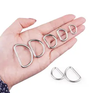 D Rings For Sewing Factory Wholesale Zinc Alloy D Ring Backpack Bag Metal D-ring Buckle