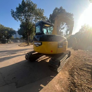 Excavadora Pequeña de Segunda Mano PC78 de Japón, Mini Retroexcavadora Usada de 7 Toneladas con Cabina y Motor Potente - Product Image 4