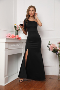 Novedades Elegancia Sin mangas Hasta el suelo Corte alto Fiesta formal Vestidos de noche Vestidos de cena Mujeres - Product Image 3