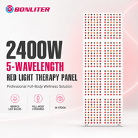Lampe de luminothérapie professionnelle 2400W à lumière rouge, 5 longueurs d'onde, 480 LED, corps entier, stock entrepôt US, sans droits de douane, livraison rapide
