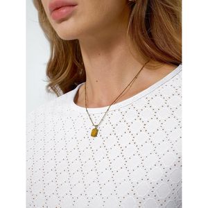 2025 2025 femmes été mode tunique t-shirt coupe ample décontracté hauts avec oeillet broderie vacances casquette manches tailles XS & XL - Product Image 5
