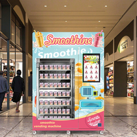 Distributeur automatique intelligent de smoothies, très demandé, avec écran tactile SDK et paiement multi-mode pour centres commerciaux et parcs d'attractions