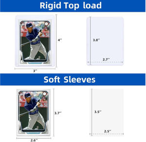 100pcs 35pt Ultra Clear lưu trữ chất lượng huấn luyện viên độc quyền kích thước tiêu chuẩn nhựa TOP lật cho thể thao giao dịch thẻ - Product Image 3