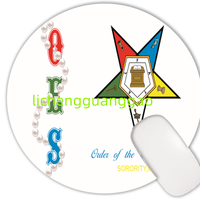 Tapis de souris personnalisé avec motif de cercle de la sororité Sigma Gamma Rho, base en caoutchouc antidérapante, tapis de souris pour ordinateur
