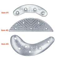 Plaques de talon en métal Kit de réparation de semelle Chaussures Talon Tarauds Conseils Coussinets de réparation avec vis Clous Semelle Talon Garde Réparation pour chaussures et bottes