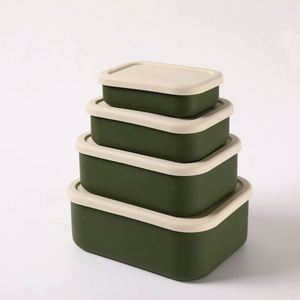 New Food-grade Silicone <b>Lunch</b> <b>Box</b> Wholesale Microwave Heating Fresh Storage <b>Box</b> <b>Compartment</b> Sealed <b>Lunch</b> <b>Box</b> - Product Image 4