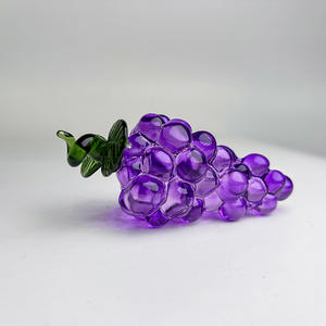 كريستال أناناس عنب تفاح فراولة ديكور صغير للمنزل والمكتب زخرفة فواكه صناعية محاكاة نحت فواكه كريستال - Product Image 4