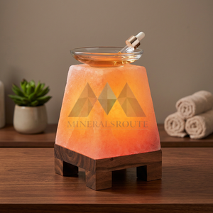 Lámpara de Sal Difusora de Aromas Orgánica Certificada de Alta Calidad Feng Shui Náutico 2025, Decoración Ecológica Tallada del Himalaya para el Hogar - Product Image 3