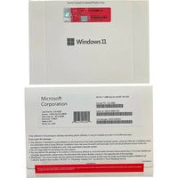 Windows 11 Pro 64bit OEM DSP DVD con Licencia, Paquete Completo, Clave de Activación 100% Online, Software de Sistema en Caja DVD Win 11 Pro