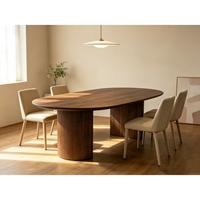 Table basse carrée noire en bois de noyer, design moderne, pour petit appartement, salon, nouvelle table à thé haut de gamme