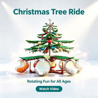 Parc d'attractions sur le thème de Noël, équipement de divertissement pour arbre de Noël, parc de tourisme culturel, structure de jeu à thème de Noël