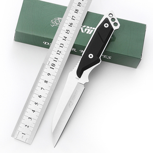 Pisau Camping Luar Ruangan Multifungsi Lipat Multifungsi Alat Berburu dengan Pegangan ABS Hitam - Product Image 1