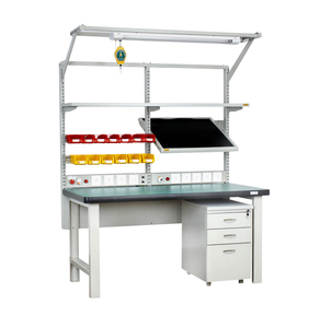 Banc de travail électronique multifonctionnel, nouveau, OEM personnalisé, antistatique, réglable, table de travail ESD, banc de travail étendu, certifié CE - Product Image 5