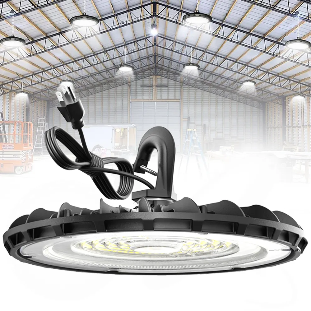 Industrial tahan air Ip65 Industrial 100W 150W 200W lampu Led Ufo Teluk tinggi untuk gudang