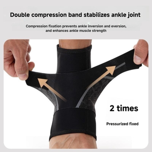 Leichtes Material Kompression Elastischer Knöchel stütz stabilisator Sport wickel Bandagen zur Vermeidung von Verletzungen Knöchel manschette - Product Image 3