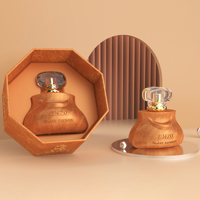 Belle forme ronde de luxe 100ml bouchon magnétique en aluminium mat huile d'oud opaque noir vide vaporisateur bouteilles de parfum