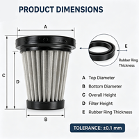 Filtre Hy-B90 pour niveau laser, double usage voiture et maison, charge sans fil, haute puissance, élément filtrant dédié en acier inoxydable 304