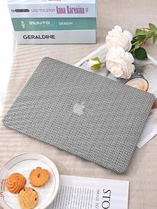 Funda rígida de cuero PU de tela tejida para <span class=keywords><strong>MacBook</strong></span> <span class=keywords><strong>Pro</strong></span> 14 2021 2023 A2442 A277 M3 A2918 A2992 - Product Image 6