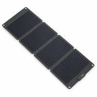 Panneau solaire portable pliable à 4 panneaux avec conversion à haut rendement pour le camping, les voyages et les situations d'urgence, vente en gros OEM ODM