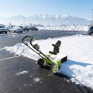 Nouvelle souffleuse à neige électrique portative Xf, 2300W 48V, pour usage domestique, allée et route - Product Image 1