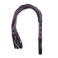 Fouet en cuir haut de gamme Ninghao, accessoires érotiques pour jeux coquins avec pompon