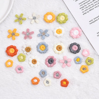 Nouveau brodé écologique feutre tournesol vêtements accessoires fleur patchs bricolage chaussures chapeaux cheveux accessoires
