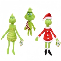 Peluche Grinch 30 cm (12 pouces) très populaire – Cadeau unisexe pour Halloween et Noël – Jouet en peluche Grinch pour enfants