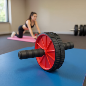 18cm for <b>Ab</b> Roller Wheels in Red Blue Black-Versatile Exercise <b>Tool</b> - Product Image 2