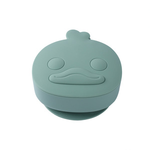 Tazón de silicona con forma de manzana y base de succión para bebés de 0 a 12 meses, set de alimentación - Product Image 2